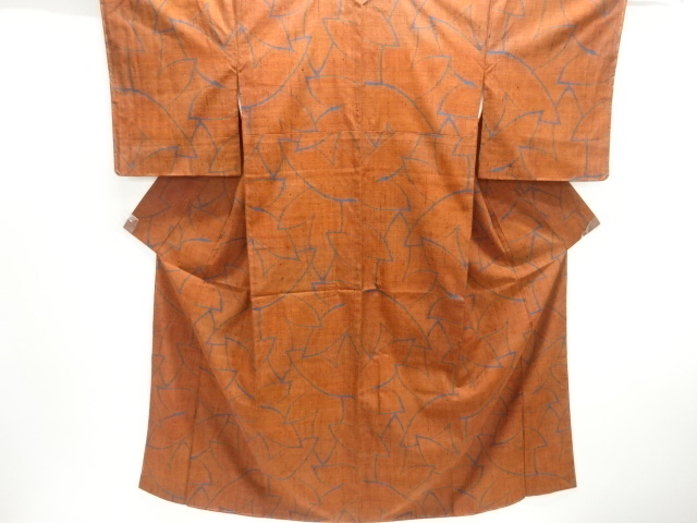 JAPANESE KIMONO / FUSHI TSUMUGI / UNUSED / WOVEN ABSTRACT